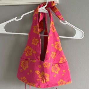 garage floral tie top